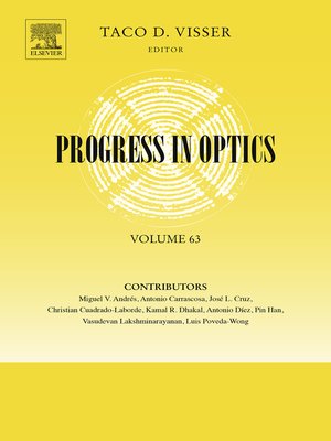 cover image of Progress in Optics